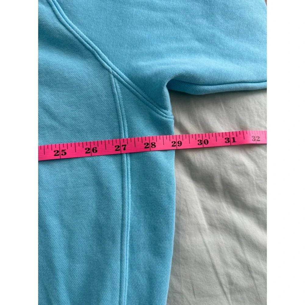 Nike Sportswear Futura Logo Hoodie XL Aqua Blue Oversized Pullover Sweatshirt